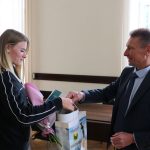 В Полтаве наградили победительницу чемпионата Украины по гребле на байдарках и каноэ