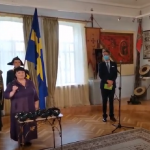 Елена Зеленская представила в музее истории Полтавской битвы аудиогид на шведском