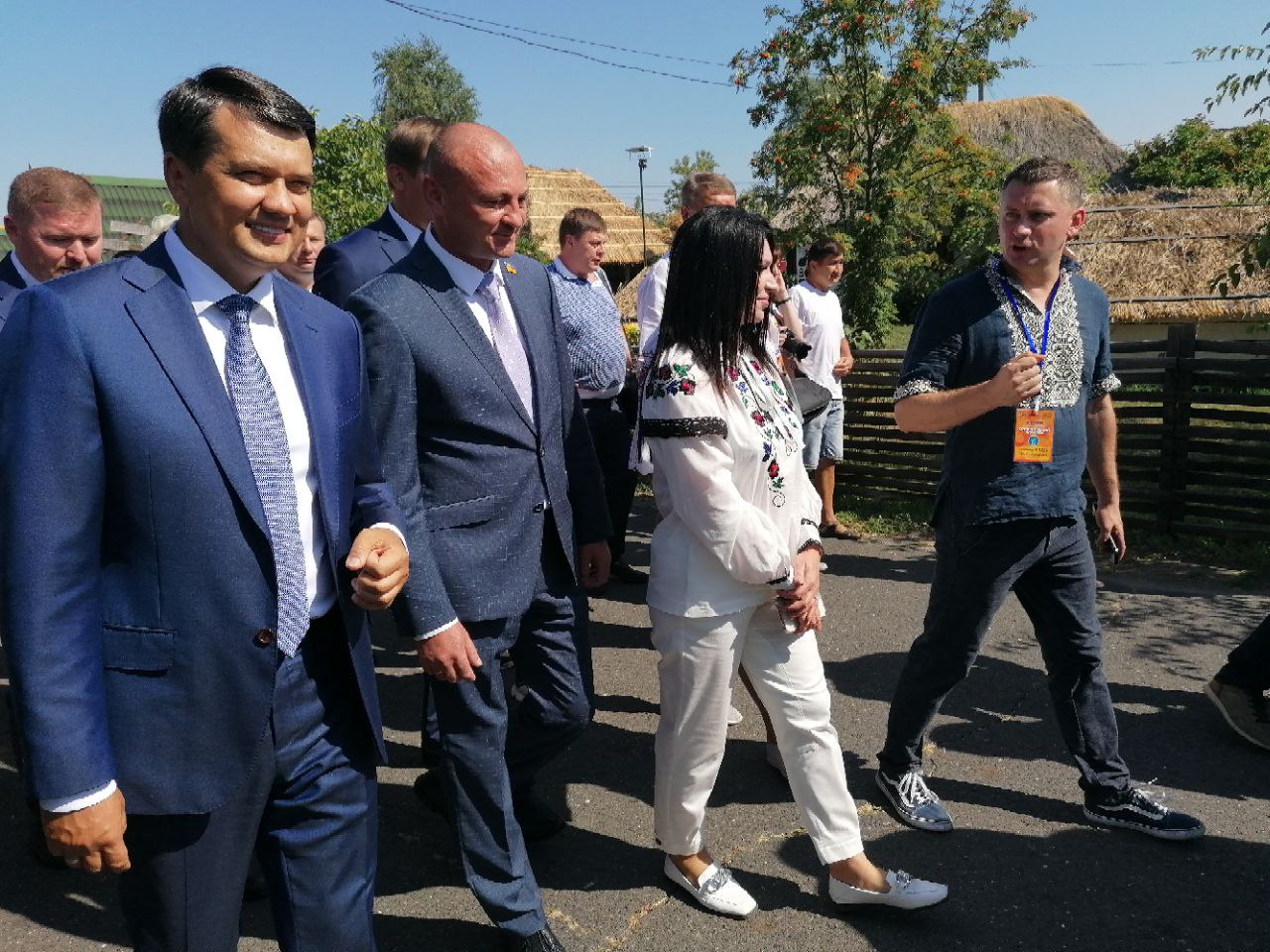Председатель Верховной Рады Дмитрий Разумков посетил Полтаву, Решетиловку и Сорочинскую ярмарку