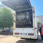 Від початку літа Полтавське КАТП-1628 продезінфікувало майже 400 сміттєвих контейнерів